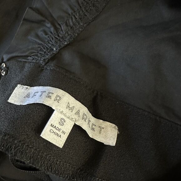 After Market Women Black Sleeveless Blouse S - Picture 4 of 6